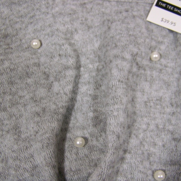 Lane Bryant Pearl Embellished Grey Sweater 22-24 - Picture 7 of 7